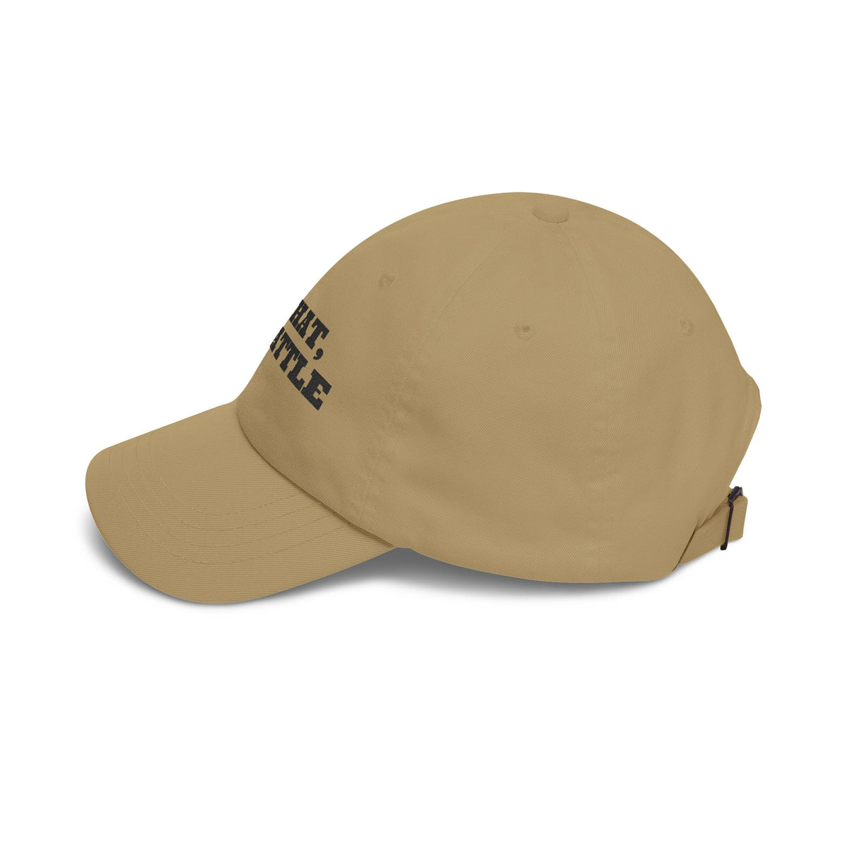 All Hat, No Cattle Embroidered Dad Hat