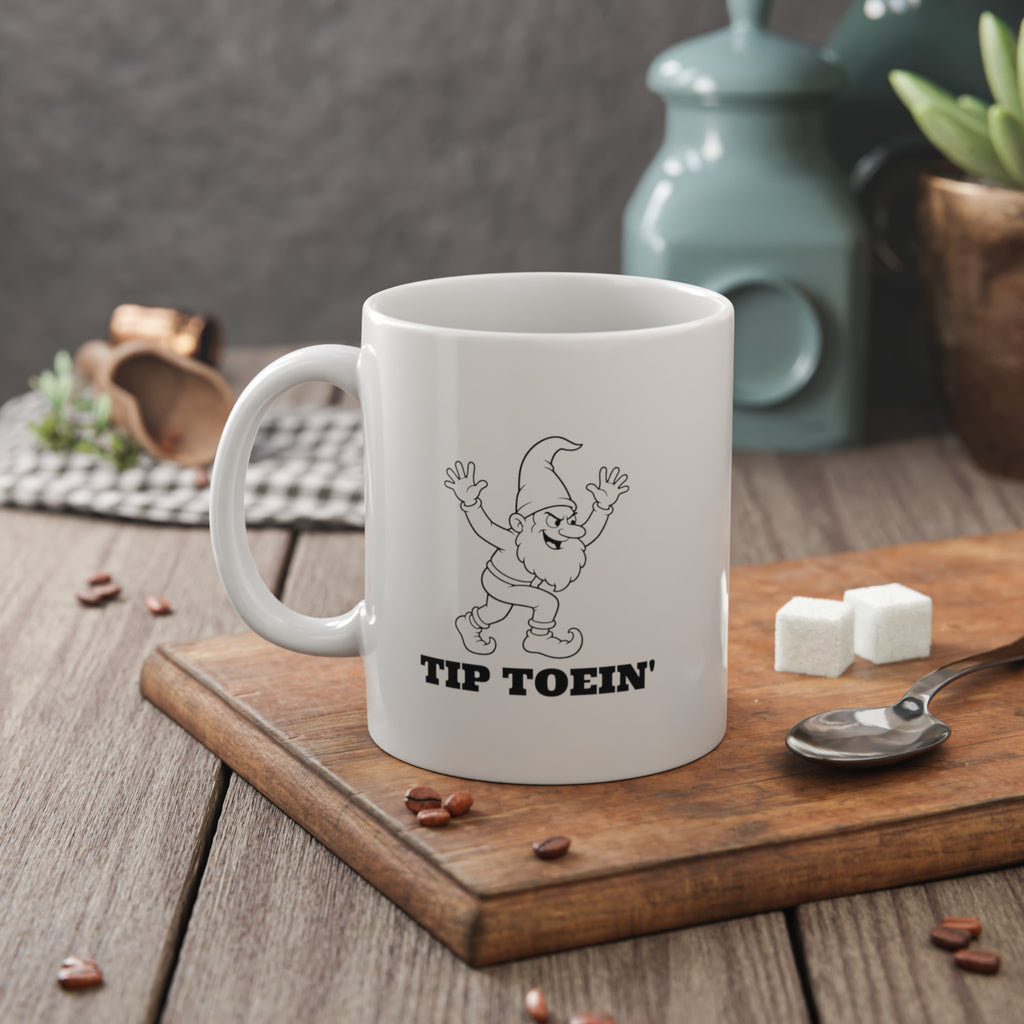 Tip Toein' Sneaky Gnome Mug