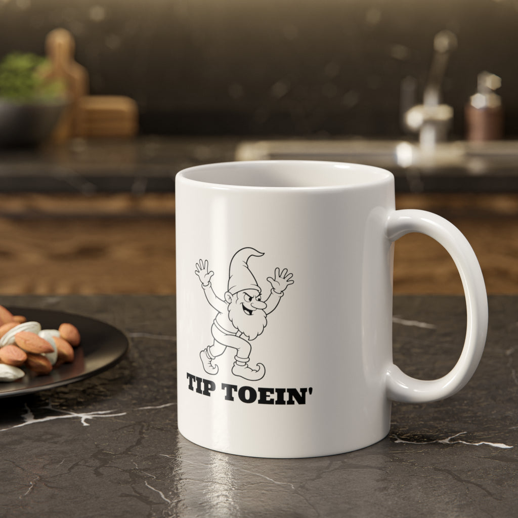 Tip Toein' Sneaky Gnome Mug
