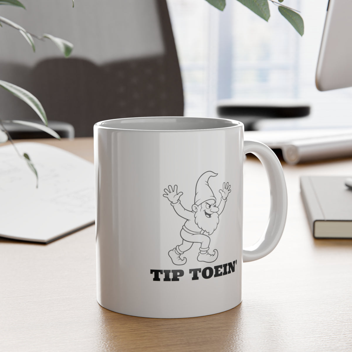 Tip Toein' Sneaky Gnome Mug