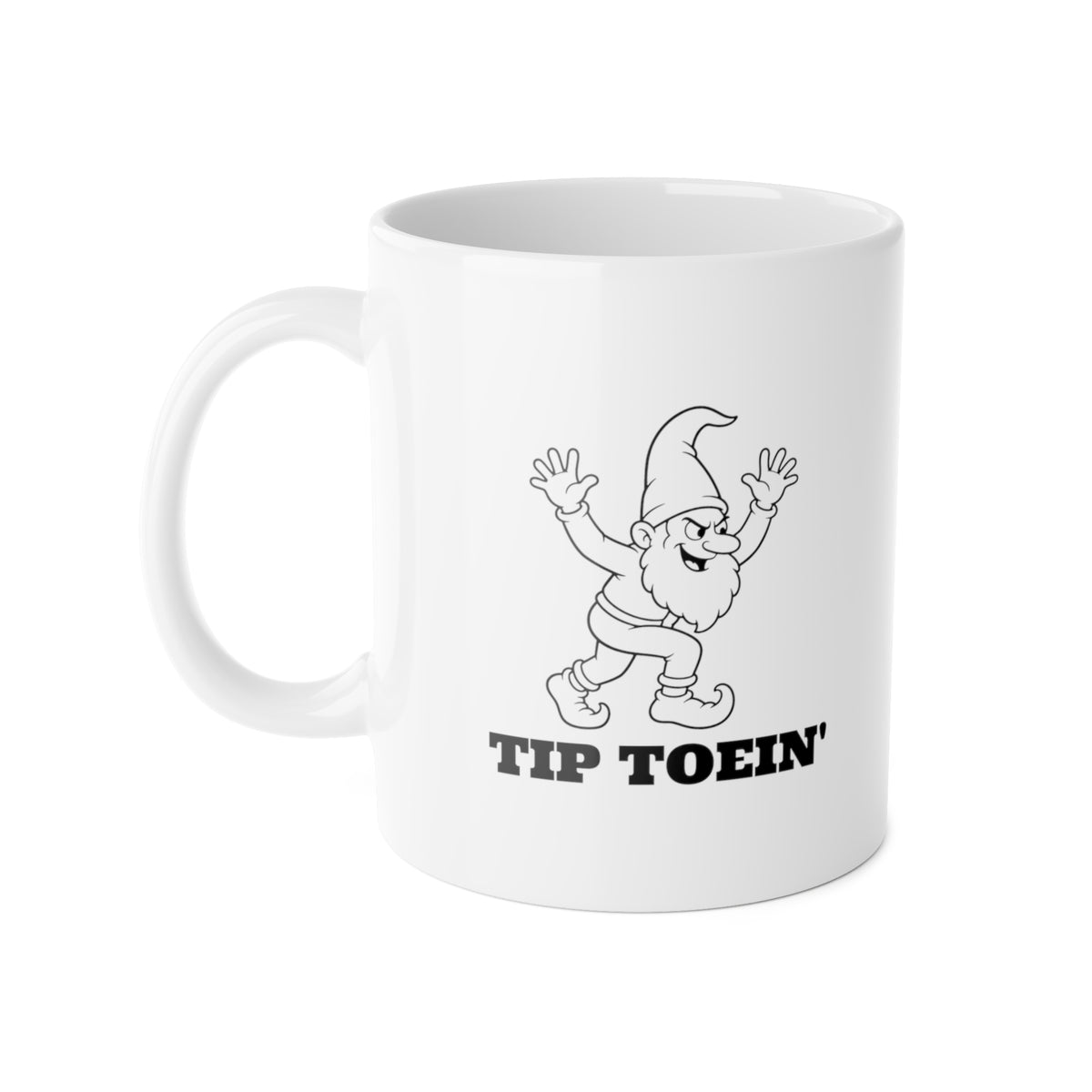 Tip Toein' Sneaky Gnome Mug