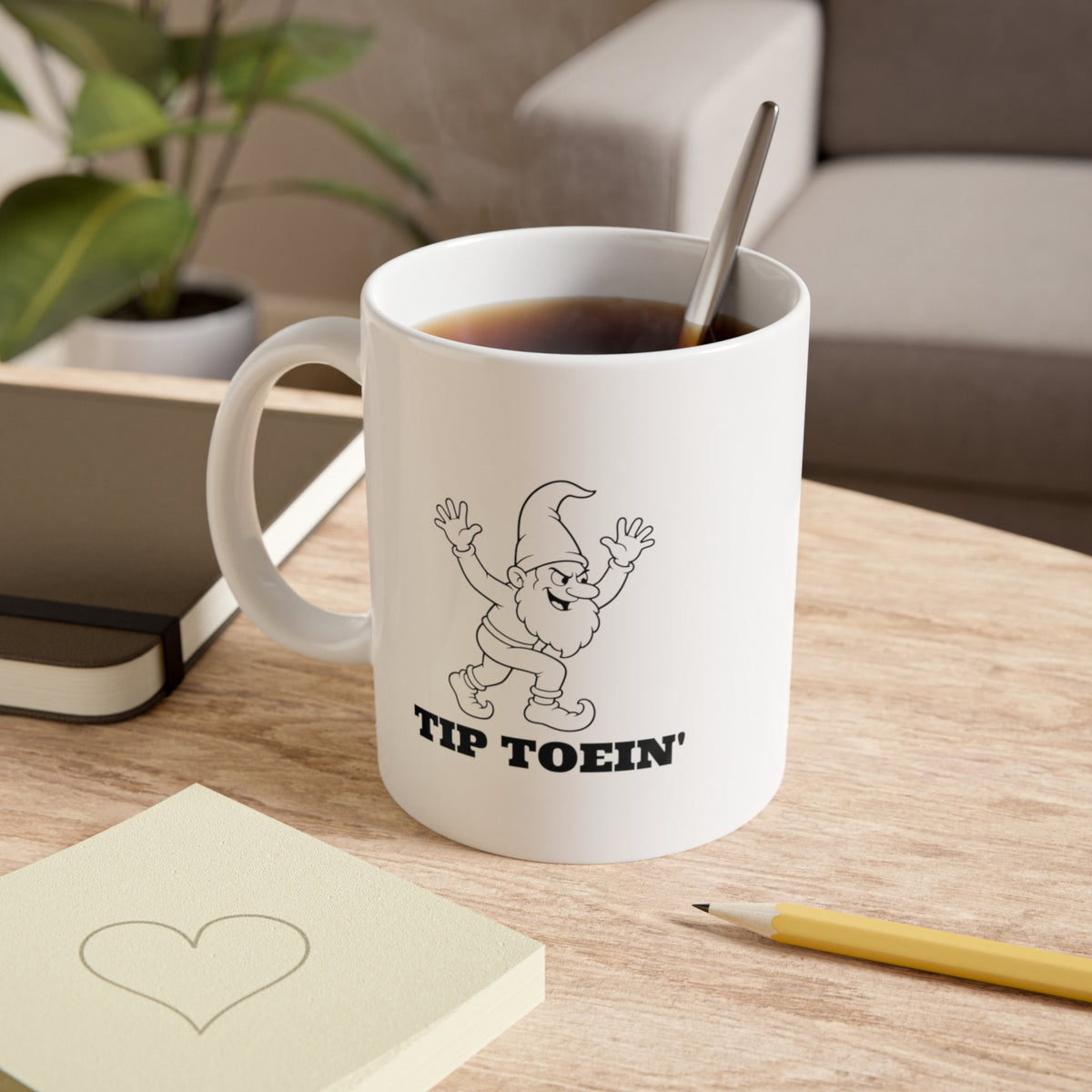 Tip Toein' Sneaky Gnome Mug