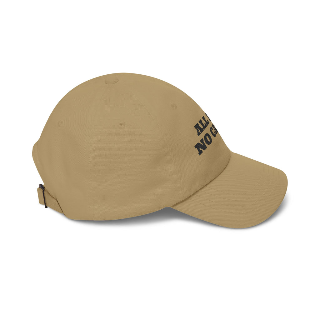 All Hat, No Cattle Embroidered Dad Hat